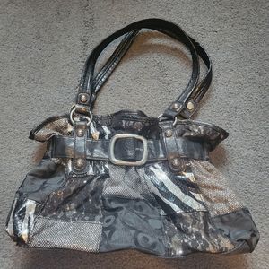Black sparkly Purse, medium size